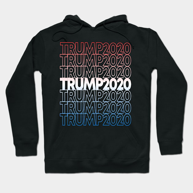 Trump 2020 Retro Donald Trump for President Hoodie by Flippin' Sweet Gear